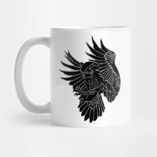 Owl In Flight Mug